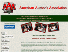 Tablet Screenshot of americanauthorsassociation.com
